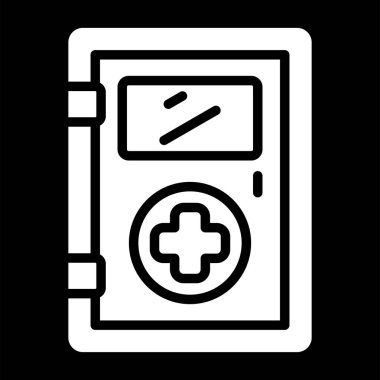 Kapı simgesinin vektör illüstrasyonu