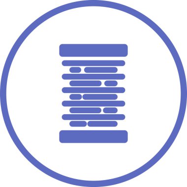 Merkezi Hizala Web simgesi vektör illüstrasyonu