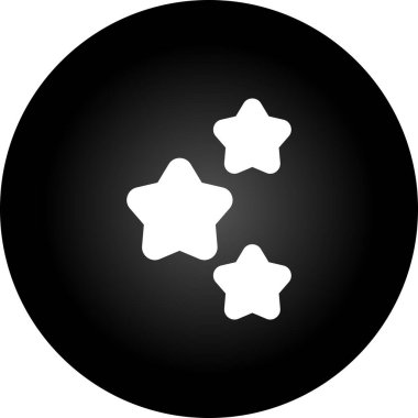 Yıldız patlaması etkisi simgesi, vektör illüstrasyonu 