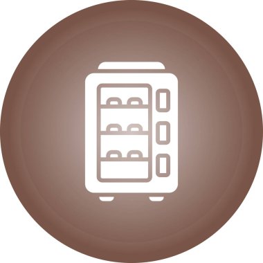 Otomat simgesinin basit vektör çizimi