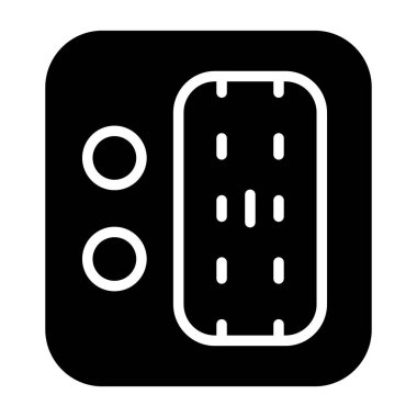 Ağ Eklenmiş Depolama Vektörü Simgesi Beyaz Arkaplanda İzole Edildi 