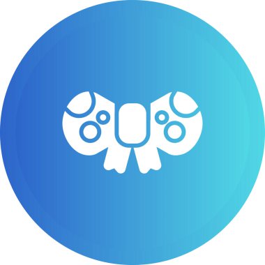 kurdeleli yay simgesi, web illüstrasyonu