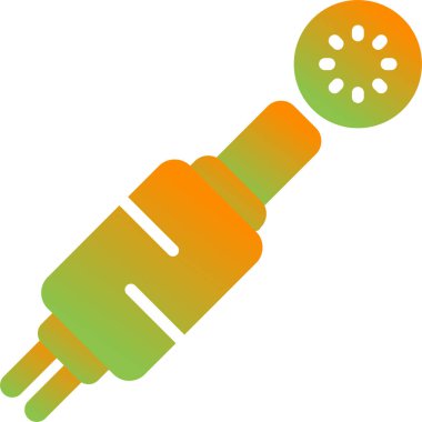 Fiş. Web basit simgesi illüstrasyonu