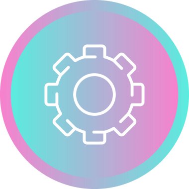 Teçhizat Web simgesi basit illüstrasyon