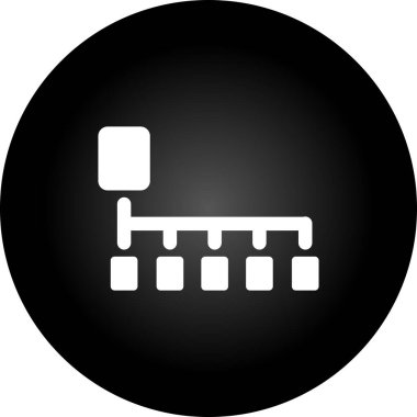 Kart Sıralama Web simgesi vektör çizimi