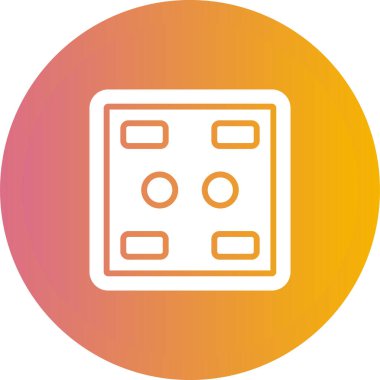 soket simgesi web basit illüstrasyon