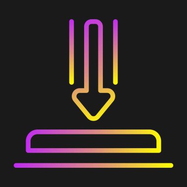 ok simgesi, düz tasarım, vektör illüstrasyonu indir