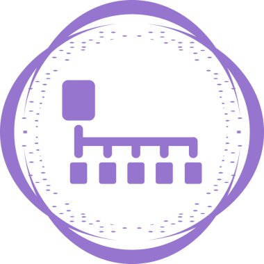 Kart Sıralama Web simgesi vektör çizimi