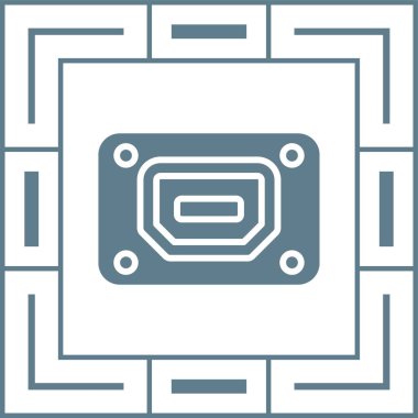 Yıldırım. Web simgesi basit illüstrasyon