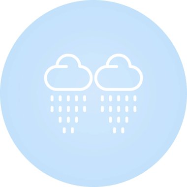  Raind simgesi basit illüstrasyon