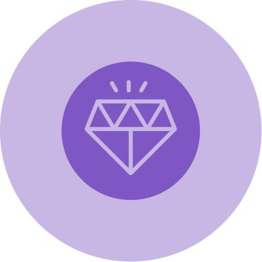 Elmas web simgesi, vektör çizim