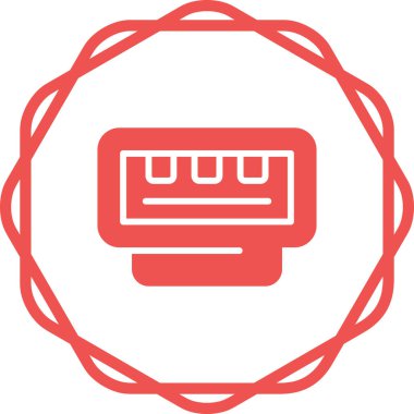 Beyaz arkaplanda izole edilmiş ince doğrusal rj45 dış hat simgesi