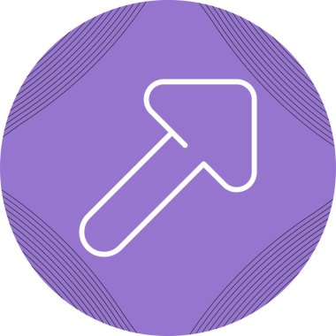 ok simgesi, vektör illüstrasyonu 