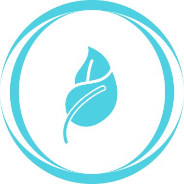 Yaprak Web illüstrasyon tasarım logosu