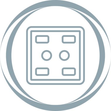 soket simgesi web basit illüstrasyon