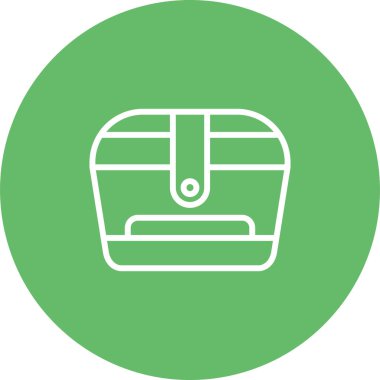 Hazine sandığının basit çizimi