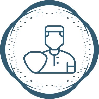 user icon, vector illustration simple design