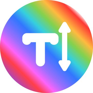 Metin sembolü vektör illüstrasyonu 