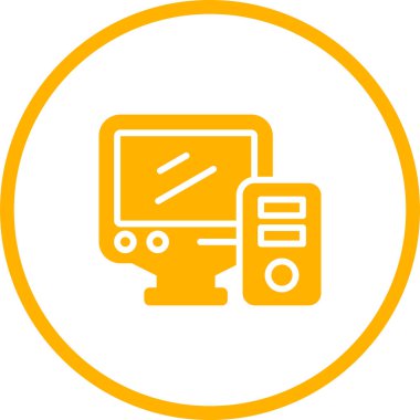 masaüstü web simgesi vektör çizimi