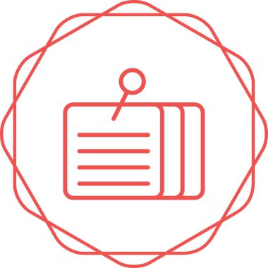 Yapışkan Notlar İmza Çizim Vektörü izole edildi. Not Simgesi. Bellek Simgesi