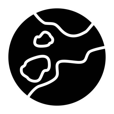 Küresel simge vektör illüstrasyonu 