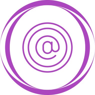 İşaret web simgesi, basit vektör illüstrasyonu