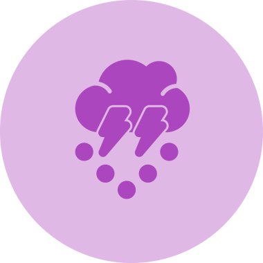 Bulut. Web simgesi basit illüstrasyon 