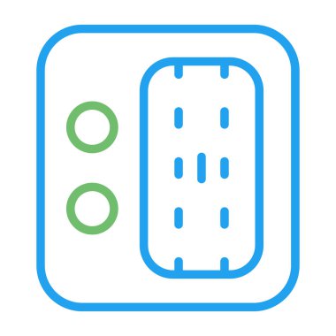 Ağ Eklenmiş Depolama Vektörü Simgesi Beyaz Arkaplanda İzole Edildi 