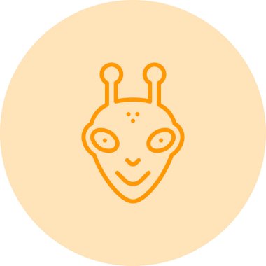  uzaylı vektör ağı simgesi