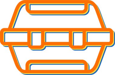 Alet çantası. Web simgesi basit tasarım 