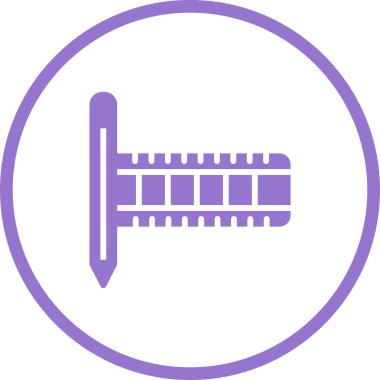 Film Düzenleme Web simgesi vektör illüstrasyonu