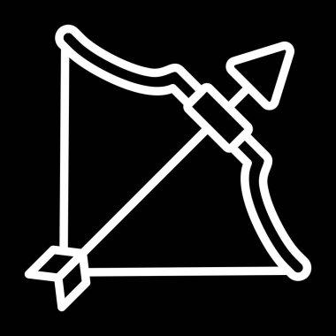 Aşk oku. Web simgesi basit illüstrasyon