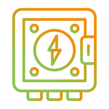 Elektrik Panelinin vektör illüstrasyonu