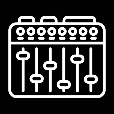 vector illustration of Sound Mixer icon 