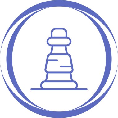 Kahve değirmeni kutsal kişilerin resmi, vektör çizim