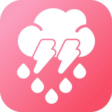 Bulut. Web simgesi basit illüstrasyon 