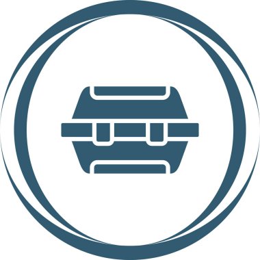 Alet çantası. Web simgesi basit tasarım 