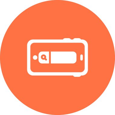 Tablet modern simgesinin vektör illüstrasyonu