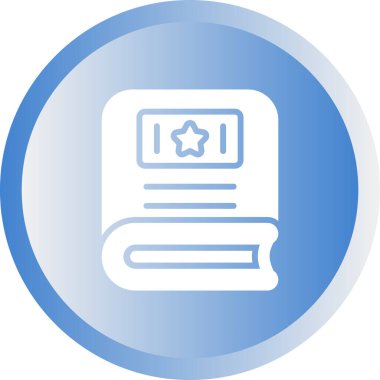 dergi simgesi, vektör illüstrasyonu basit tasarım