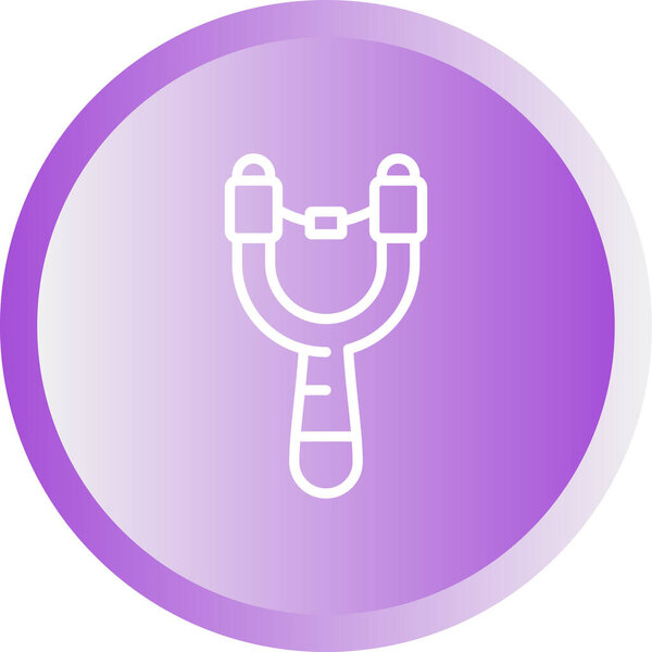 векторная иллюстрация значка рогатки