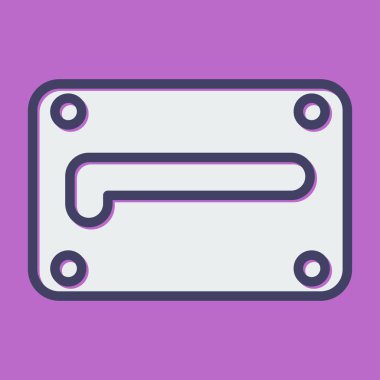 SATA kablo simgesinin web illüstrasyonu