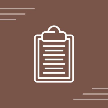 Pano simgesi, vektör illüstrasyonu basit tasarım