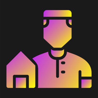 user icon, vector illustration simple design