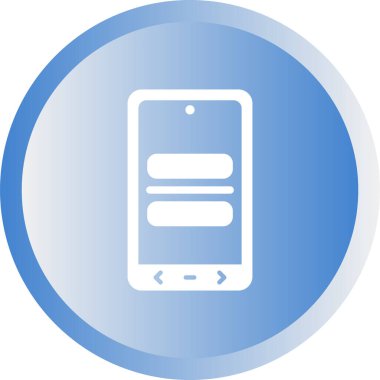 cep telefonu simgesi, vektör illüstrasyon tasarımı 