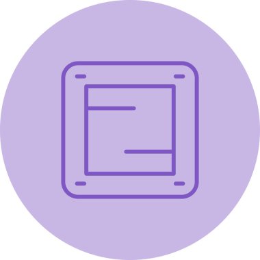 Anakart. Web simgesi basit illüstrasyon