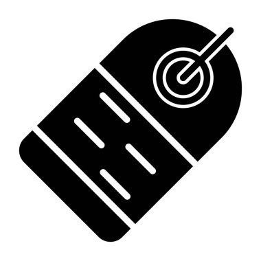 Etiket. Web simgesi basit illüstrasyon