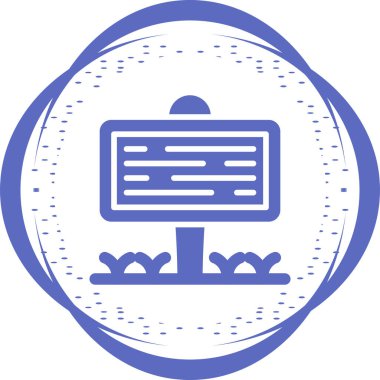 Tabela tahtası. Web simgesi vektör illüstrasyonu