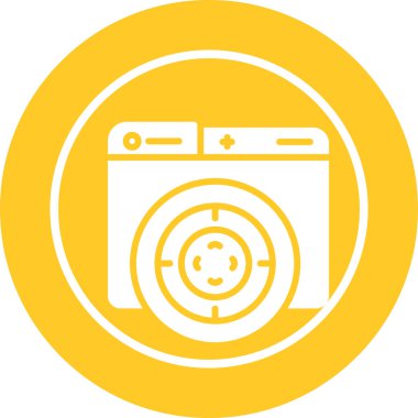 hedef simge, vektör illüstrasyonu basit tasarım