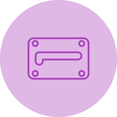 SATA kablo simgesinin web illüstrasyonu