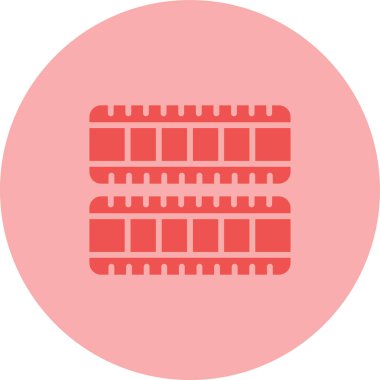 Beyaz arkaplanda izole edilmiş modern simge kaydırılıyor 